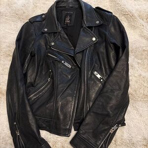 Zara leather jacket